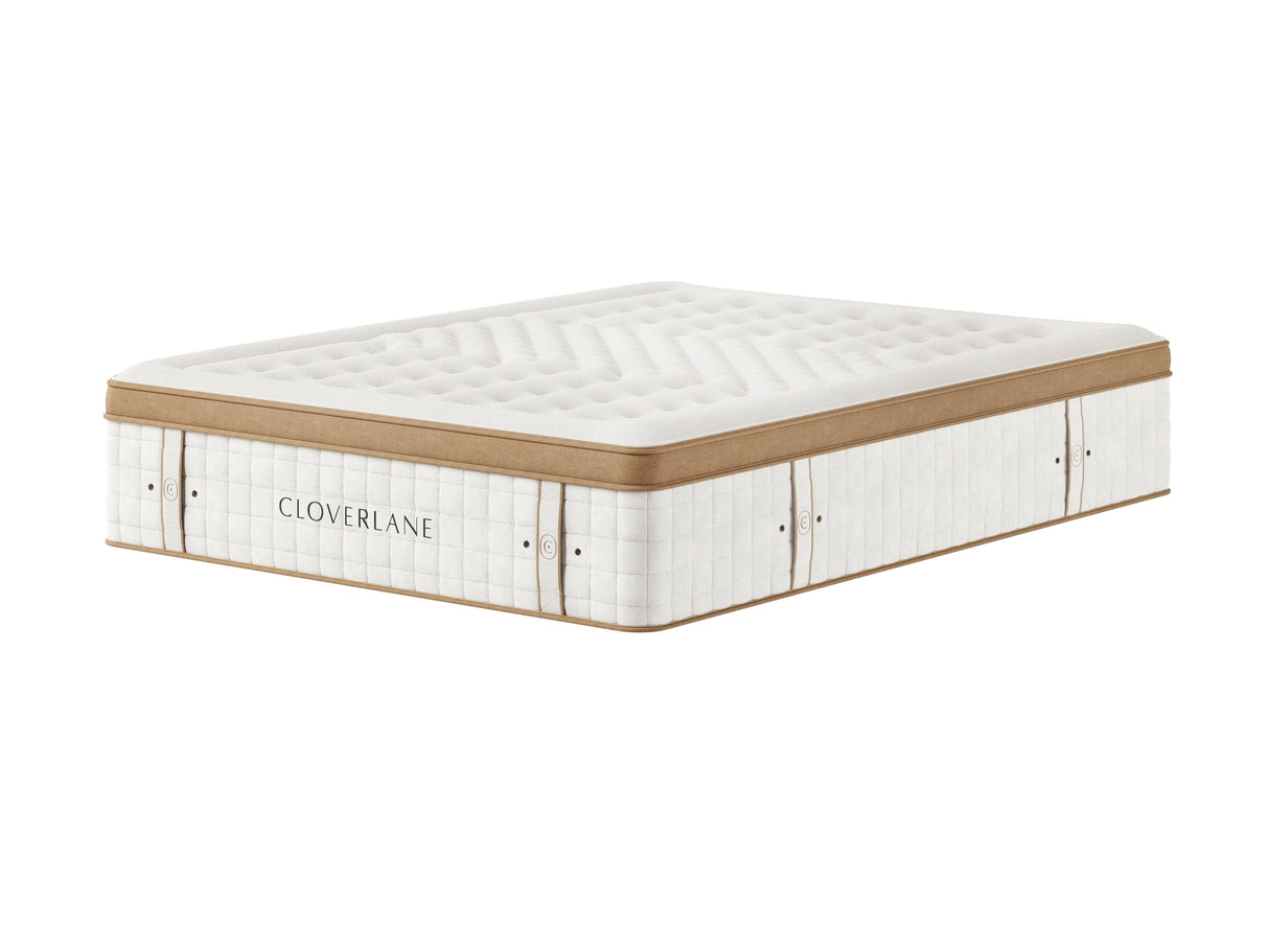 Cloverlane Hybrid Medium White Full Mattress