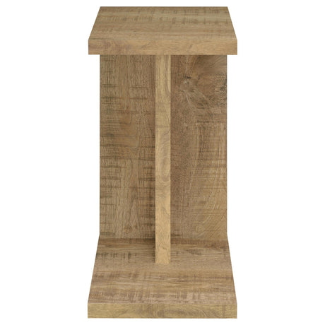 Clower Mango Engineered Wood C-Shaped Sofa Side Table by Coaster at Eve Furniture