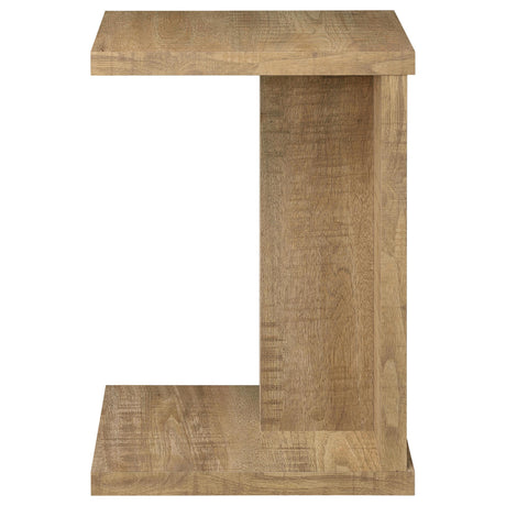 Clower Mango Engineered Wood C-Shaped Sofa Side Table by Coaster at Eve Furniture