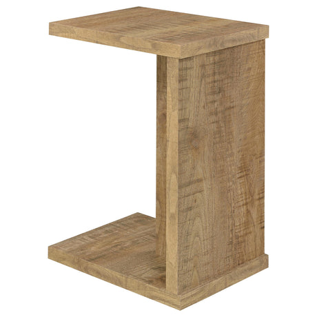 Clower Mango Engineered Wood C-Shaped Sofa Side Table by Coaster at Eve Furniture
