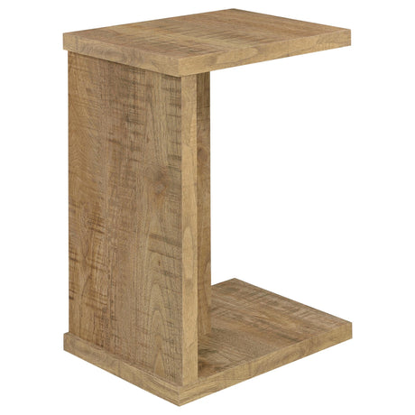 Clower Mango Engineered Wood C-Shaped Sofa Side Table by Coaster at Eve Furniture