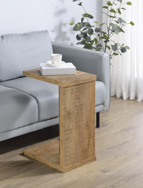 Clower Mango Engineered Wood C-Shaped Sofa Side Table by Coaster at Eve Furniture