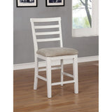 Kiana White Counter Height Chair Set of 2