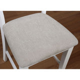 Kiana White Counter Height Chair Set of 2