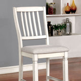 Kaliyah Antique White Counter Heigth Chair Set of 2