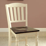 Harrisburg Vintage White/Dark Oak Counter Height Chair