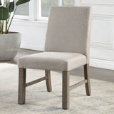 San Antonio Gray Side Chair by Furniture of America at Eve Furniture