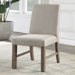 San Antonio Gray Side Chair by Furniture of America at Eve Furniture