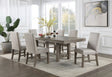San Antonio Rustic Gray 7-Piece Dining Room Set by Furniture of America at Eve Furniture