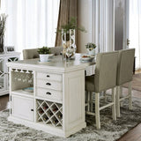 Sutton Antique White 5-Piece Dining Room Set