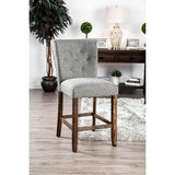 Schoten Gray/Antique Dark Oak Counter Height Chair Set of 2