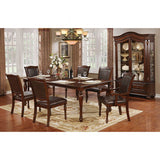 Sylvana Brown Cherry/Espresso 9-Piece Dining Room Set