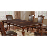 Sylvana Brown Cherry/Espresso 9-Piece Dining Room Set