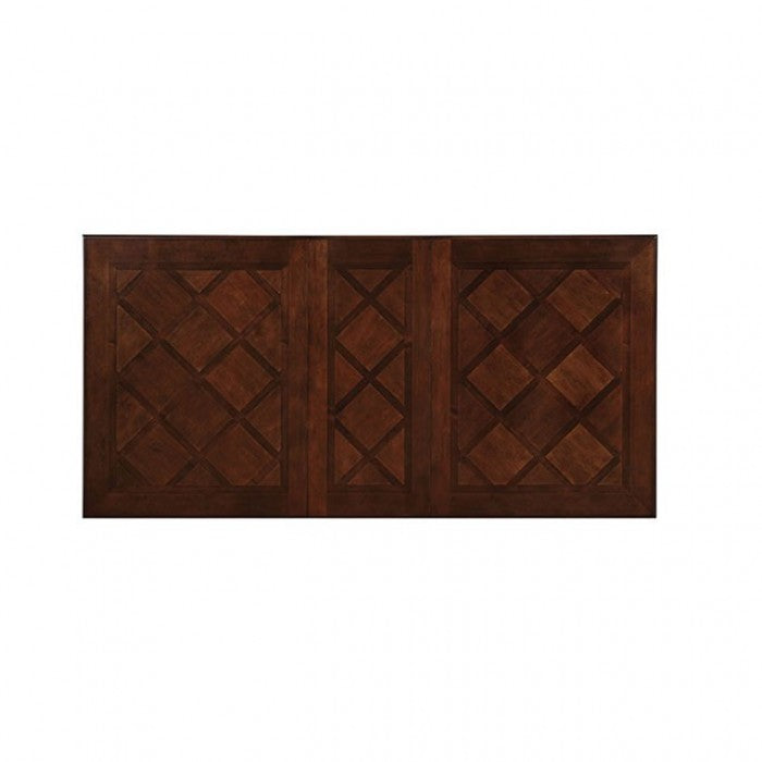 Sylvana Brown Cherry/Espresso 9-Piece Dining Room Set