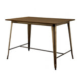 Cooper Dark Bronze/Dark Oak Counter Height Table