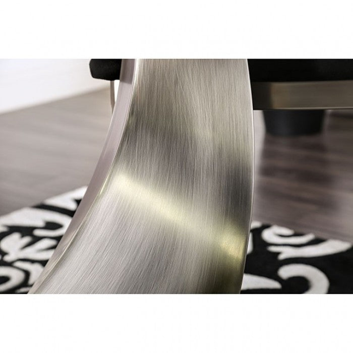Orla Silver/Black 7-Piece Dining Room Set