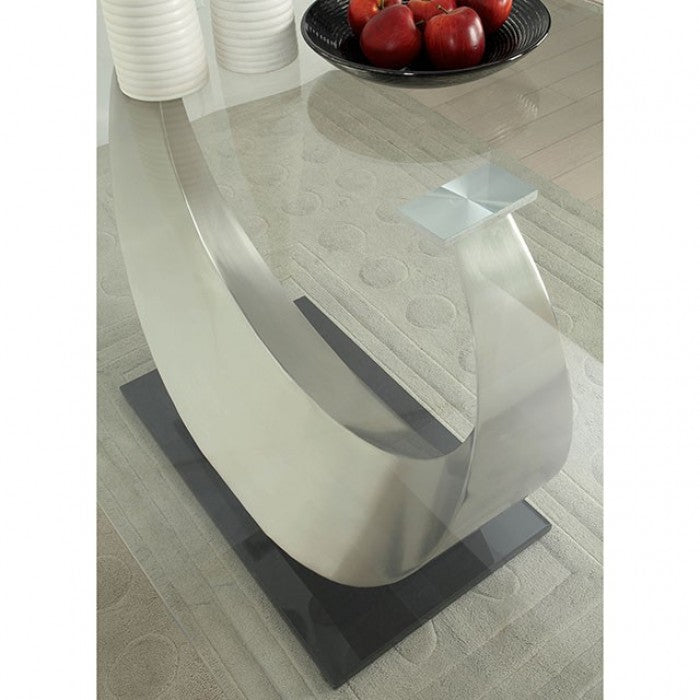 Orla Silver/Black 7-Piece Dining Room Set