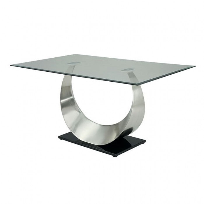 Orla Silver/Black 7-Piece Dining Room Set
