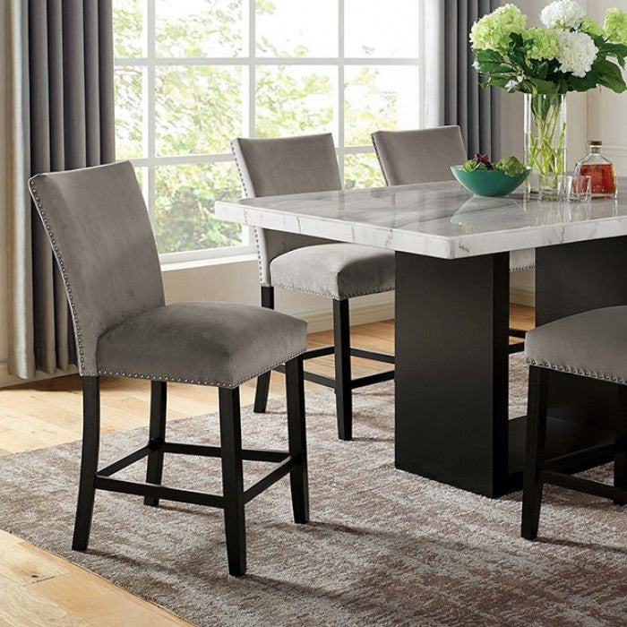 Kian White/Black Counter Height Table
