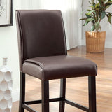 Gladstone Dark Walnut Counter Height Chair Set of 2