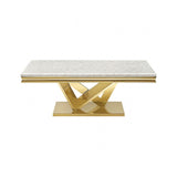 Villarsglane Gold/Beige Coffee Table