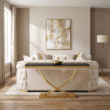 Wettingen Gold/Black Sofa Table