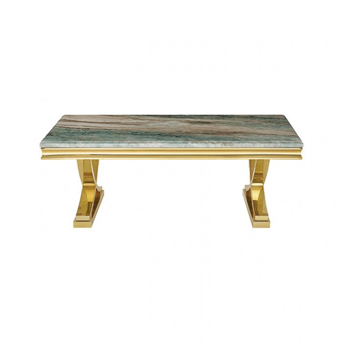 Wettingen Gold/Green Coffee Table