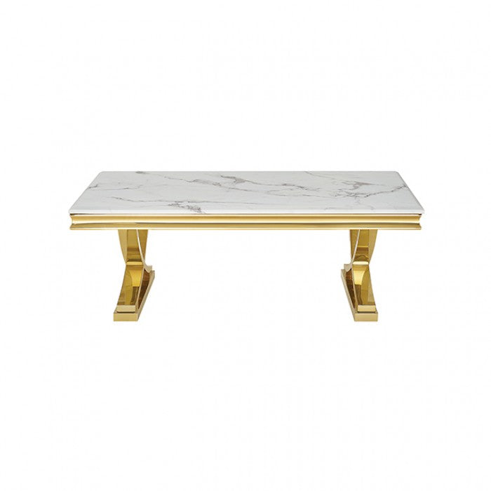 Wettingen Gold/White Coffee Table