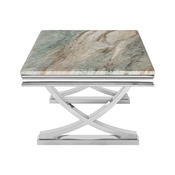 Wettingen Chrome/Gray Coffee Table