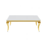 Wetzikon Gold/White Coffee Table