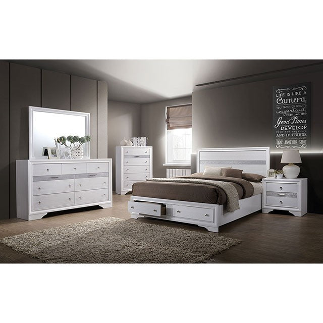 Chrissy White 5-Piece Queen Bedroom Set