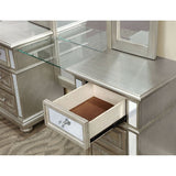 Salamanca Silver Vanity W/ Stool