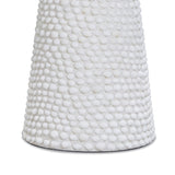 Coast Pearl White Seashell Round Side Table by TOV Furniture at Eve Furniture