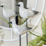 Coastal Bird White Statues by Crestview at Eve Furniture
