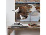 Coastal Bird White Statues by Crestview at Eve Furniture
