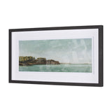 Coastal Destination by Mercana Studio a Hand Embellished Framed Art Print Matted under Glass by Mercana at Eve Furniture