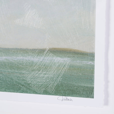 Coastal Destination by Mercana Studio a Hand Embellished Framed Art Print Matted under Glass by Mercana at Eve Furniture