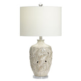 Coastal Leaf Beige Table Lamp by Crestview at Eve Furniture