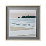 Coastal Lines I by Emma Scarvey a Hand Embellished Textured Framed Art Print Matted under Glass by Mercana at Eve Furniture