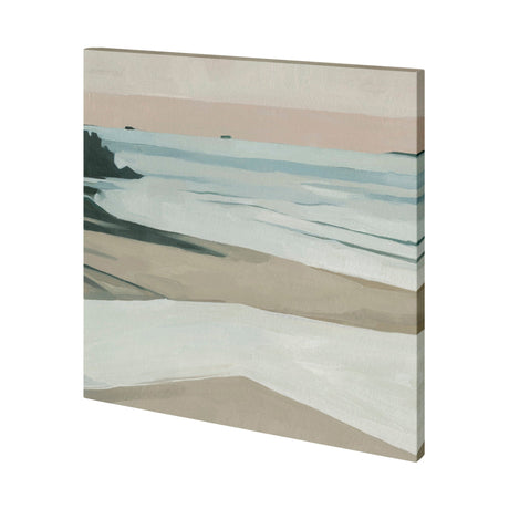 Coastal Lines II by Emma Scarvey a Hand Embellished Textured Canvas by Mercana at Eve Furniture