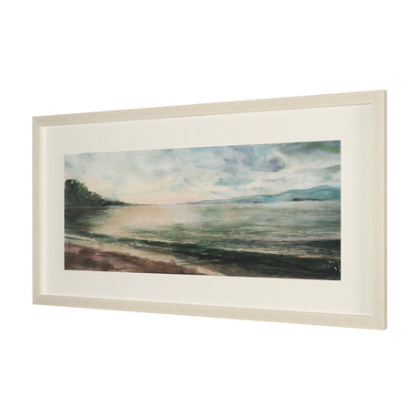Coastal Splendor I by Mercana Studio Hand Embelished Framed Artwork Matted under Glass by Mercana at Eve Furniture