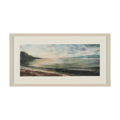 Coastal Splendor I by Mercana Studio Hand Embelished Framed Artwork Matted under Glass by Mercana at Eve Furniture