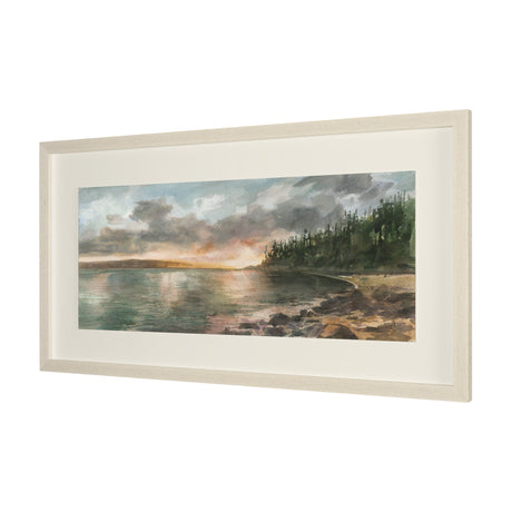Coastal Splendor II by Mercana Studio Hand Embelished Framed Artwork Matted under Glass by Mercana at Eve Furniture