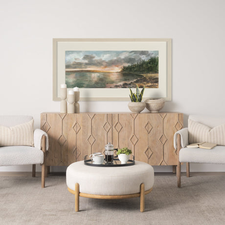 Coastal Splendor II by Mercana Studio Hand Embelished Framed Artwork Matted under Glass by Mercana at Eve Furniture