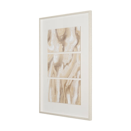 Coastal Topography by Mercana Studio Handmade Original Framed Artwork Matted under Glass by Mercana at Eve Furniture