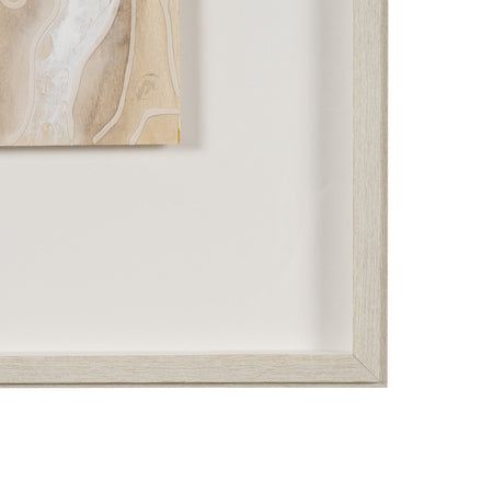 Coastal Topography by Mercana Studio Handmade Original Framed Artwork Matted under Glass by Mercana at Eve Furniture