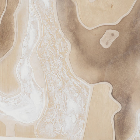 Coastal Topography by Mercana Studio Handmade Original Framed Artwork Matted under Glass by Mercana at Eve Furniture