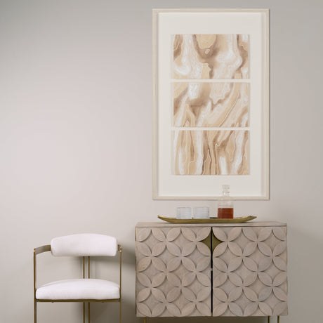 Coastal Topography by Mercana Studio Handmade Original Framed Artwork Matted under Glass by Mercana at Eve Furniture