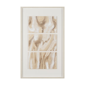 Coastal Topography by Mercana Studio Handmade Original Framed Artwork Matted under Glass by Mercana at Eve Furniture