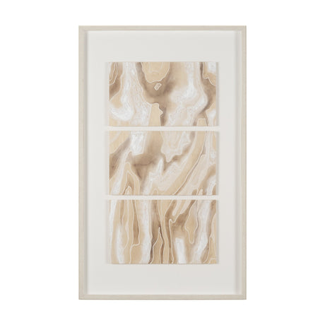 Coastal Topography by Mercana Studio Handmade Original Framed Artwork Matted under Glass by Mercana at Eve Furniture